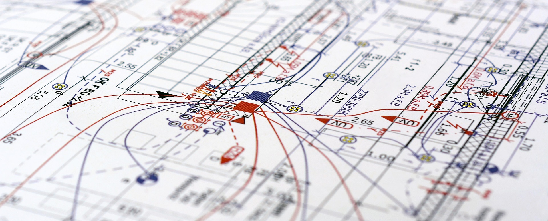 Commercial electrical blueprint